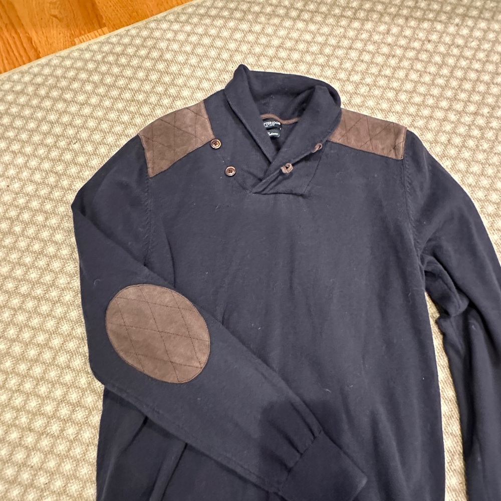 Gutteridge Blue Cashmere Sweater EU